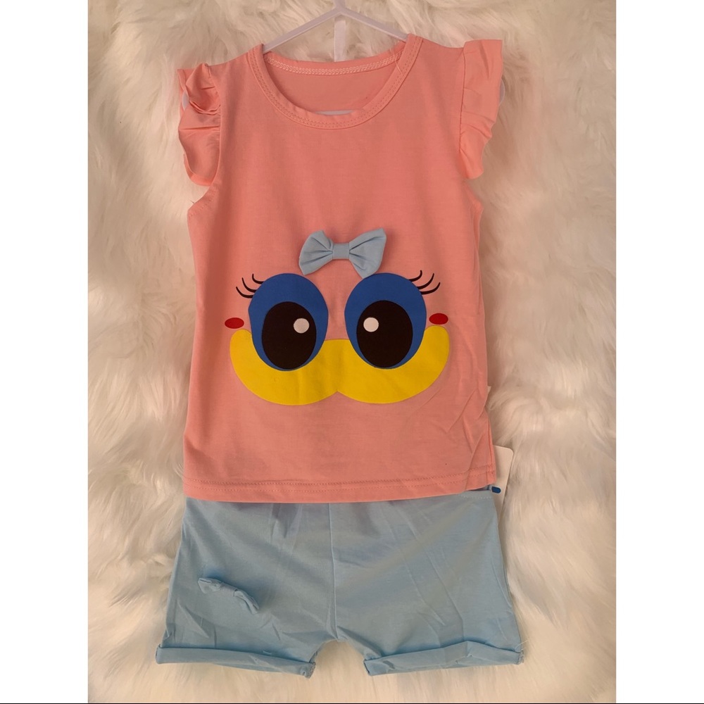 ❤️Casual t-shirt & short two pieces set - Picture 6 of 8